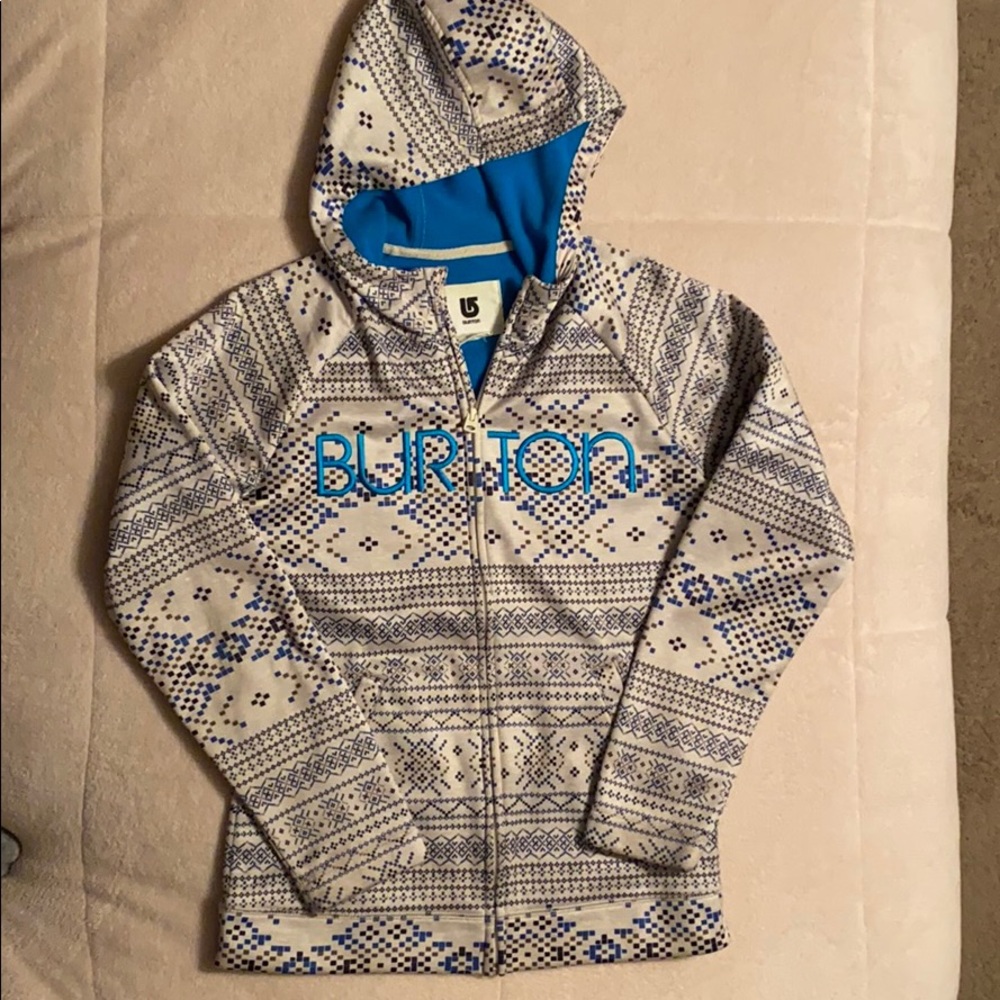 Burton hooded fleece lined jacket